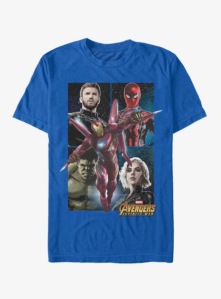 Marvel Avengers Infinity War Galaxy Four T-Shirt