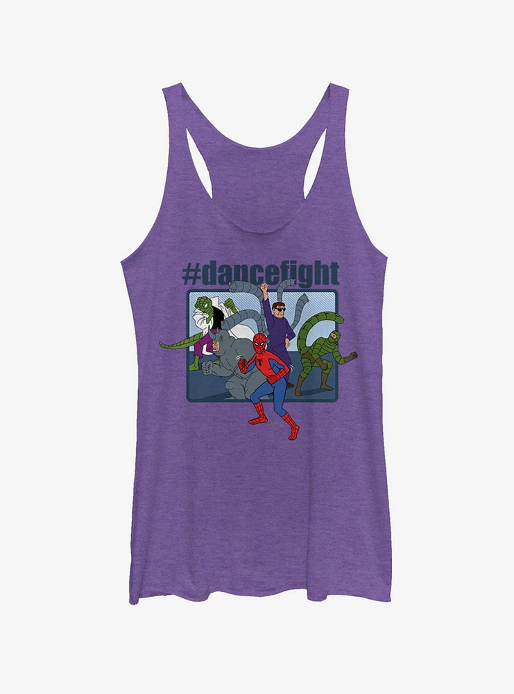 Marvel Spider-Man Dance Fight Girls Tank