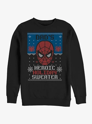 Marvel Spider-Man Holiday Sweater Dad Sweatshirt