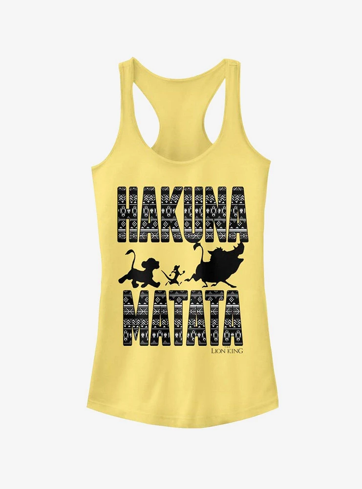 Disney The Lion King Hakuna Print Girls Tank