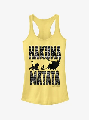 Disney The Lion King Hakuna Print Girls Tank