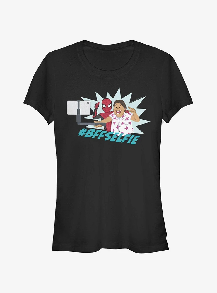 Marvel Spider-Man Selfie Girls T-Shirt