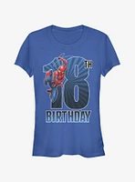 Marvel Spider-Man 18th Bday Girls T-Shirt