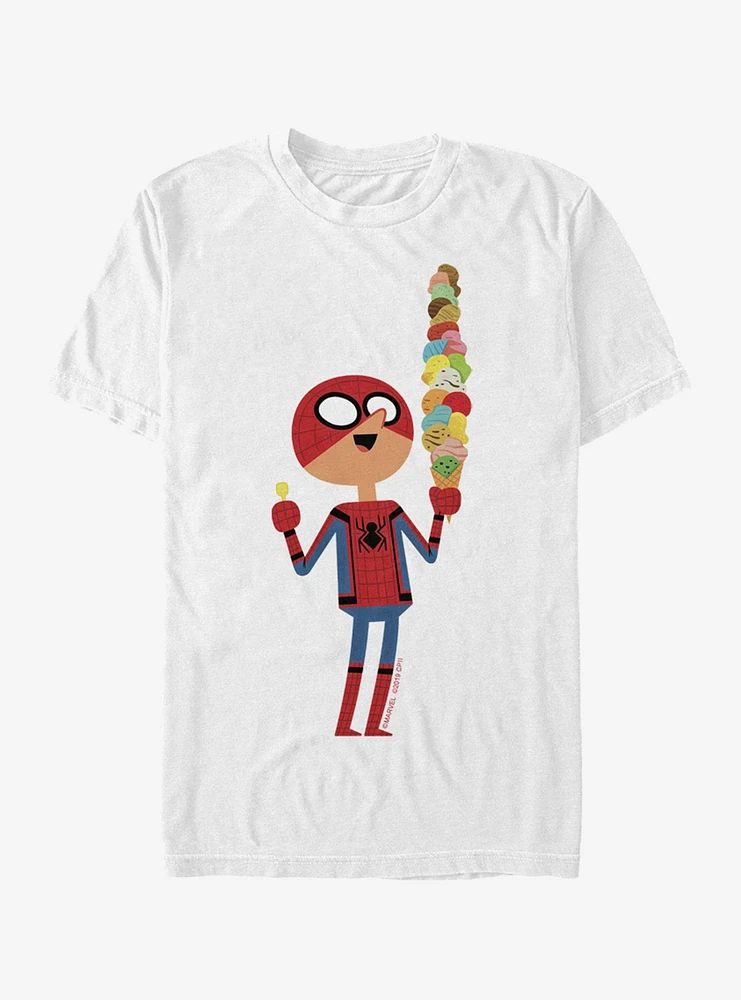 Marvel Spider-Man Ice Cream T-Shirt