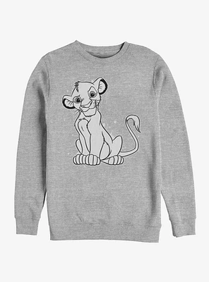 Disney The Lion King Simba Splatter Sweatshirt
