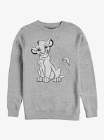 Disney The Lion King Simba Splatter Sweatshirt