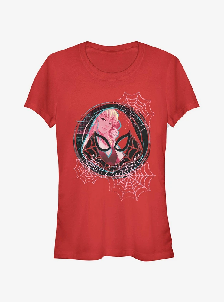 Marvel Spider-Man Blonde Gwen Girls T-Shirt