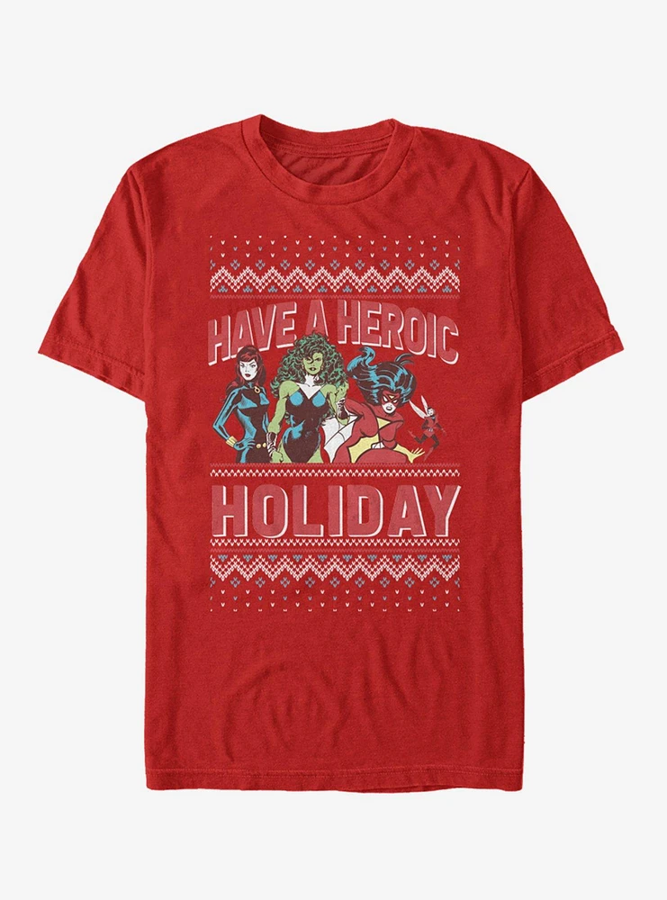 Marvel Heroic Holiday T-Shirt