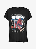 Marvel Spider-Man Super Spider Teach Girls T-Shirt