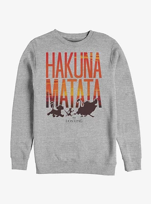 Disney The Lion King Sunset Matata Sweatshirt