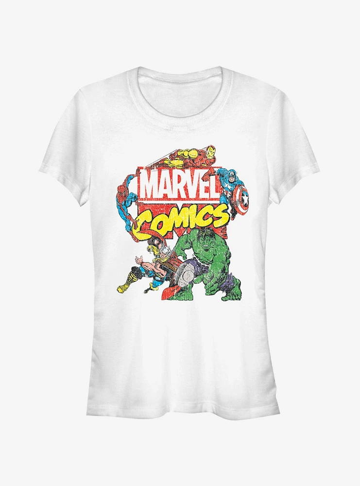 Marvel Spider-Man ClassicLogo Avengers Girls T-Shirt