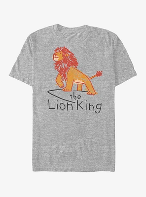 Disney The Lion King Scribble T-Shirt