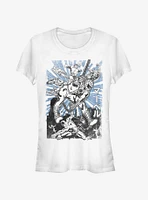 Marvel Spider-Man Avengers Japanese Text Girls T-Shirt