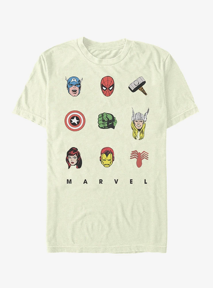 Marvel Retro Icons T-Shirt