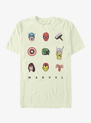 Marvel Retro Icons T-Shirt