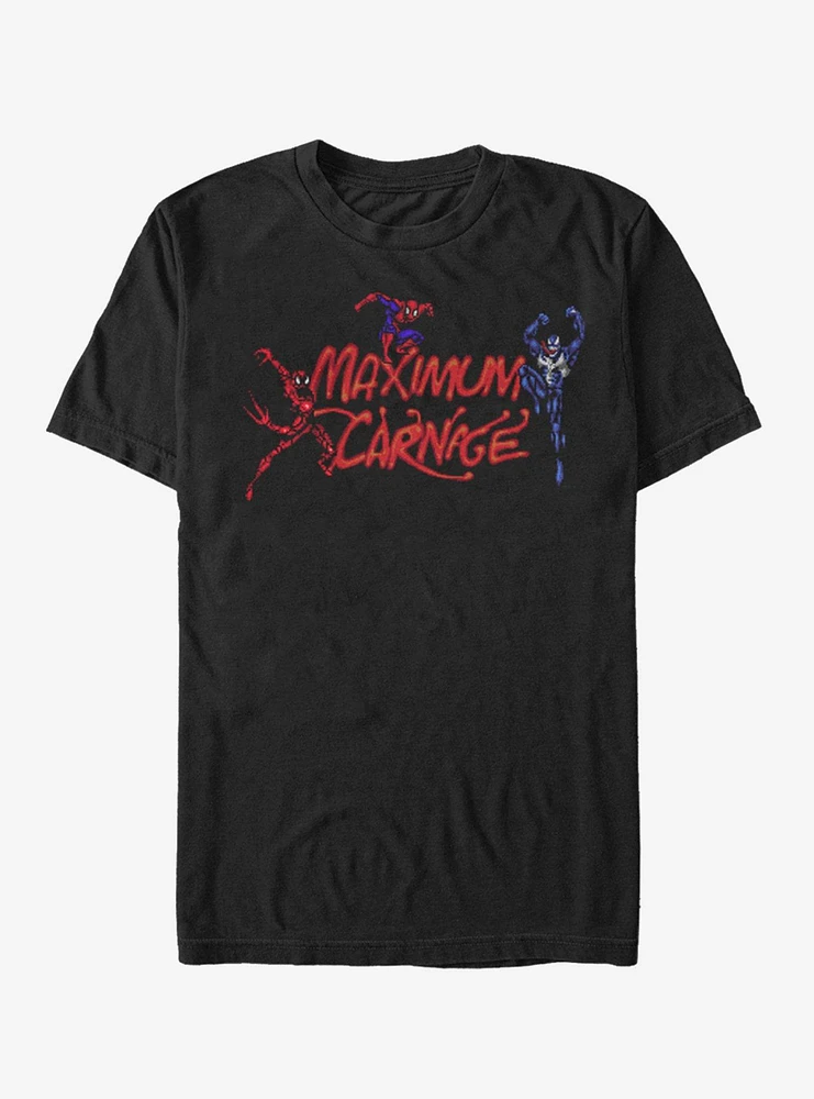 Marvel Spider-Man Maximum Carnage Title Screen T-Shirt