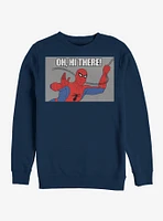 Marvel Spider-Man Oh Hi There Sweatshirt