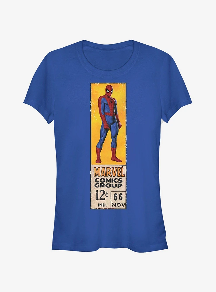 Marvel Spider-Man Vintage Label Girls T-Shirt