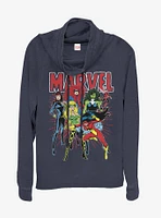 Marvel Women Cowl Neck Long-Sleeve Girls Top