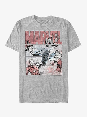 Marvel Hero Panels T-Shirt