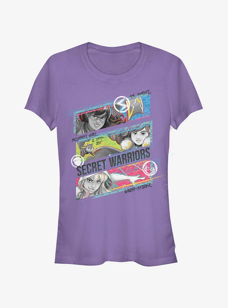 Marvel Spider-Man Three Panel Girls T-Shirt