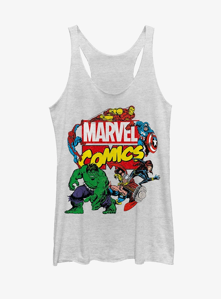 Marvel Classic Logo Avengers Girls Tank