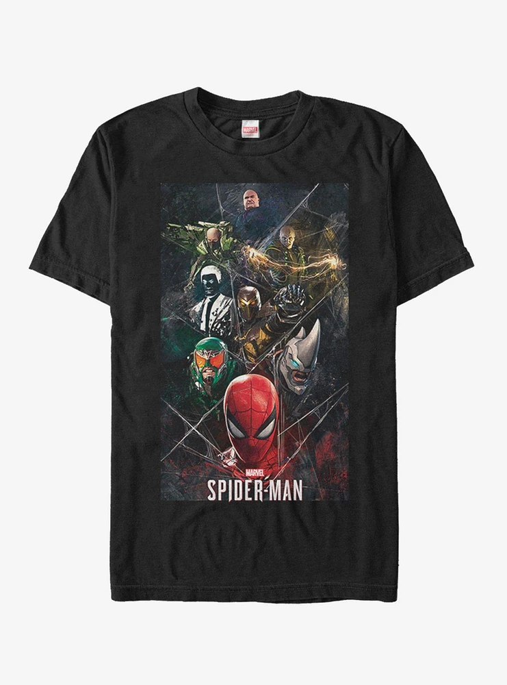 Marvel Spider-Man Villain Webbs T-Shirt