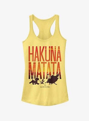 Disney The Lion King Sunset Matata Girls Tank