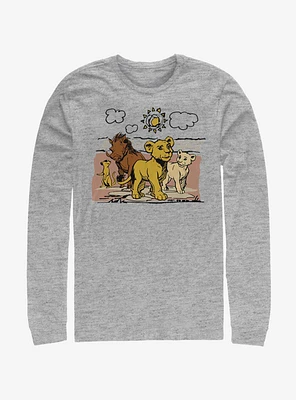 Disney The Lion King Hakuna Group Long-Sleeve T-Shirt