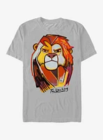 Disney The Lion King Simba Abstract T-Shirt