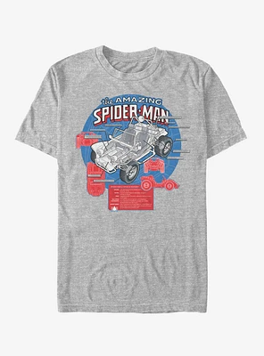 Marvel Spider-Man Amazing Spider-Mobile T-Shirt