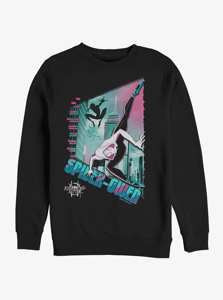 Marvel Spider-Man: Into The Spider-Verse Spider-Gwen Panel Sweatshirt