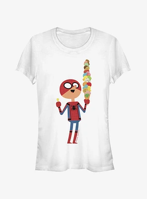 Marvel Spider-Man Ice Cream Girls T-Shirt