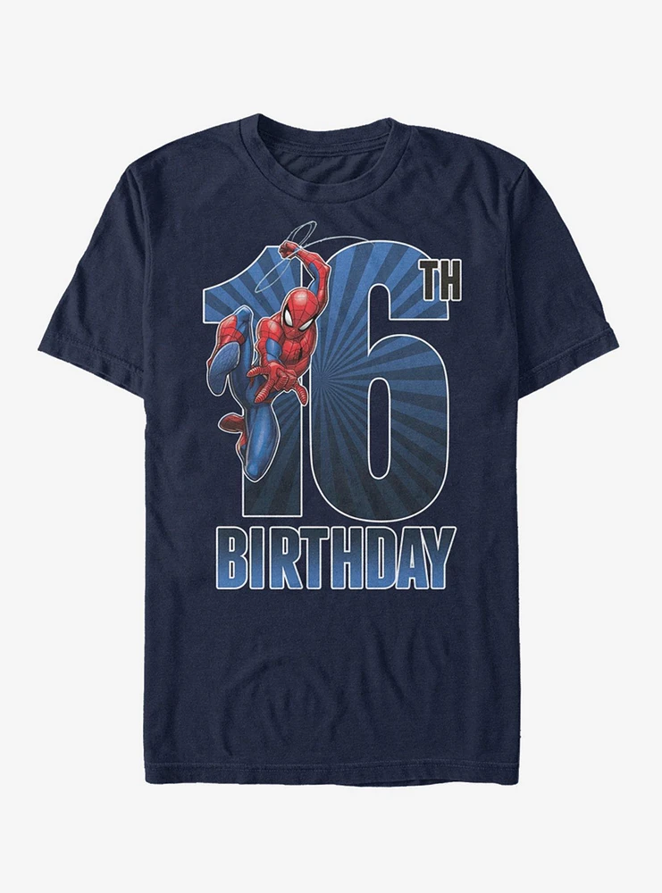 Marvel Spider-Man 16th Bday T-Shirt