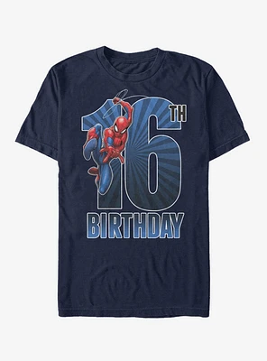 Marvel Spider-Man 16th Bday T-Shirt