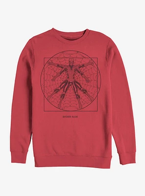 Marvel Spider-Man Vitruvian Spider Sweatshirt