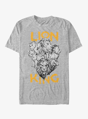 Disney The Lion King 2019 Cast Photo T-Shirt