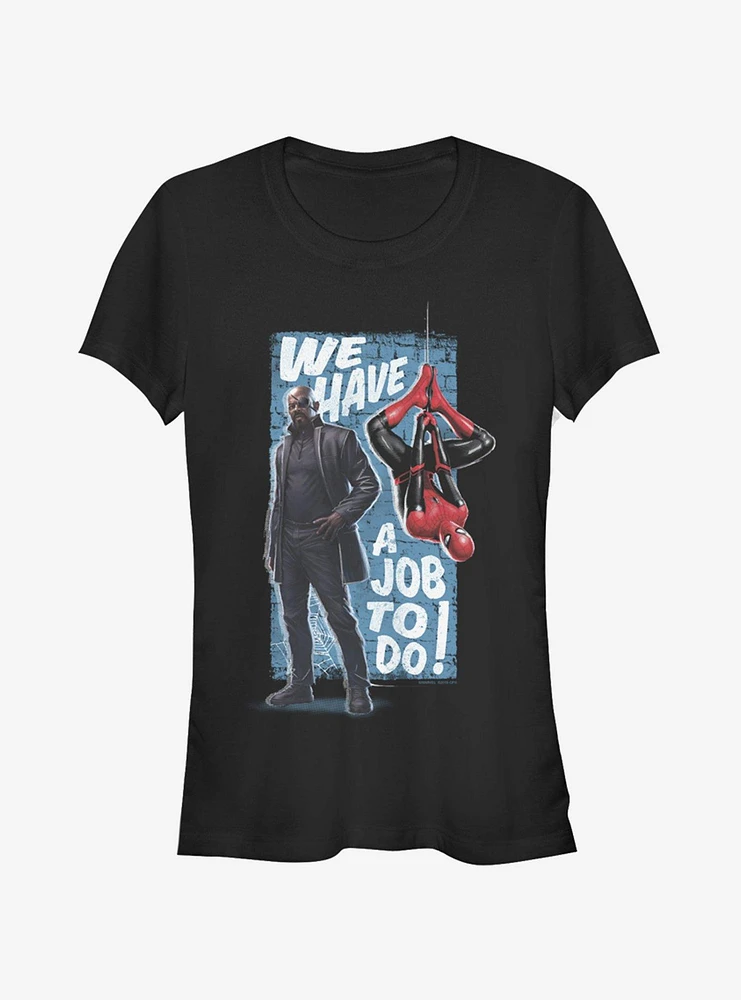 Marvel Spider-Man Job To Do Girls T-Shirt