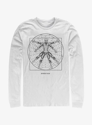 Marvel Spider-Man Vitruvian Spider Long-Sleeve T-Shirt