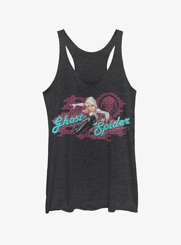 Marvel Spider-Man: Into The Spider-Verse Spider-Gwen Ghost Spider Girls Tank