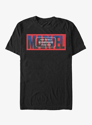 Marvel Spider-Man Friendly Neighborhood Logo T-Shirt