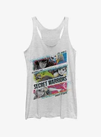 Marvel Spider-Man: Into The Spider-Verse Spider-Gwen Three Panel Girls Tank