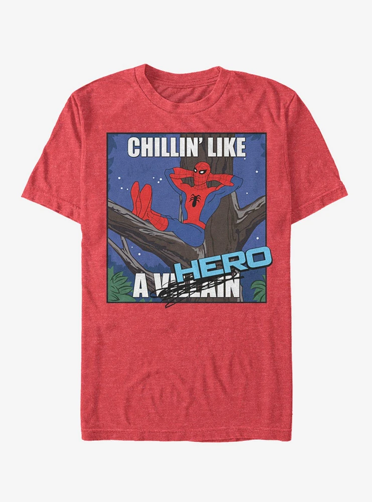 Marvel Spider-Man Chillin Hero T-Shirt