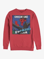 Marvel Spider-Man Chillin' Hero Sweatshirt