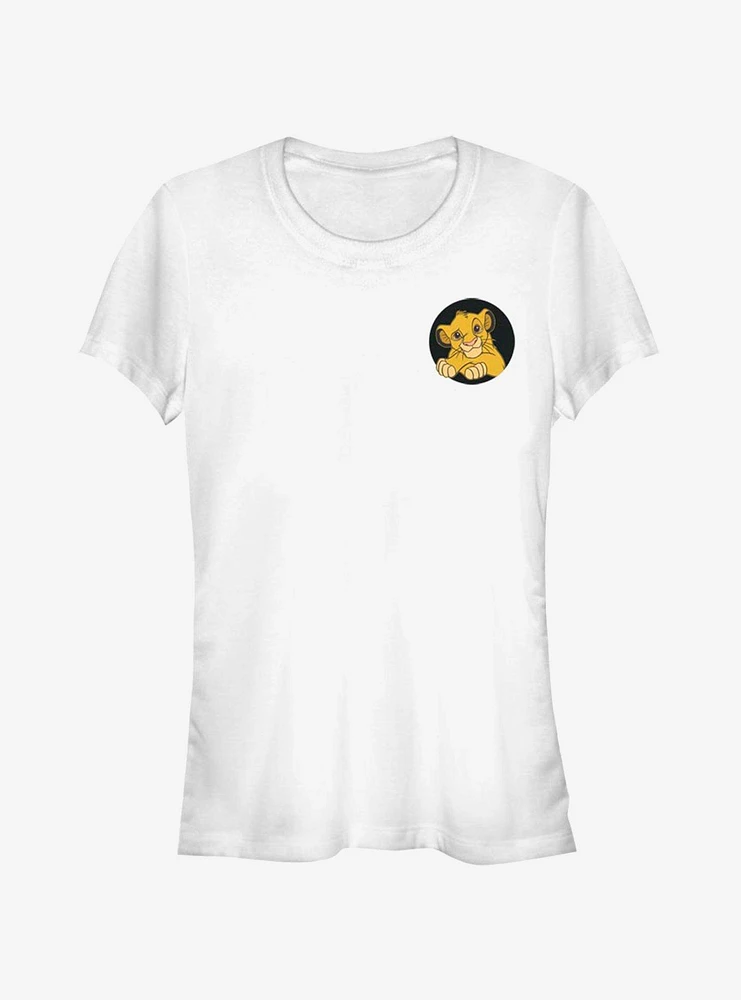 Disney The Lion King Simba Patch Girls T-Shirt