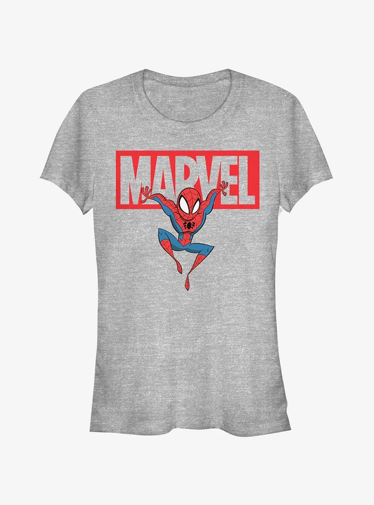 Marvel Spider-Man Brick Spidey Girls T-Shirt
