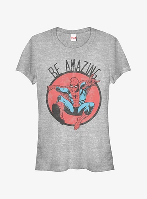 Marvel Spider-Man Be Amazing Girls T-Shirt
