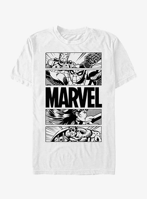 Marvel Spider-Man Graphic Panels T-Shirt