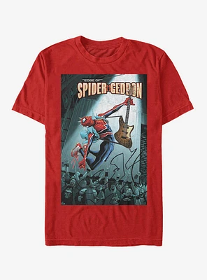 Marvel Spider-Man Spider-Geddon Rock Guitar Aug.18 T-Shirt