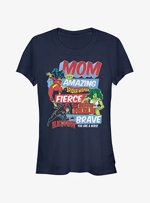 Marvel Spider-Man Retro Mom Girls T-Shirt